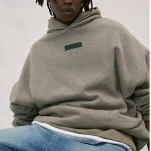 Fear of God ESSENTIALS Heather Hoodie Size Large